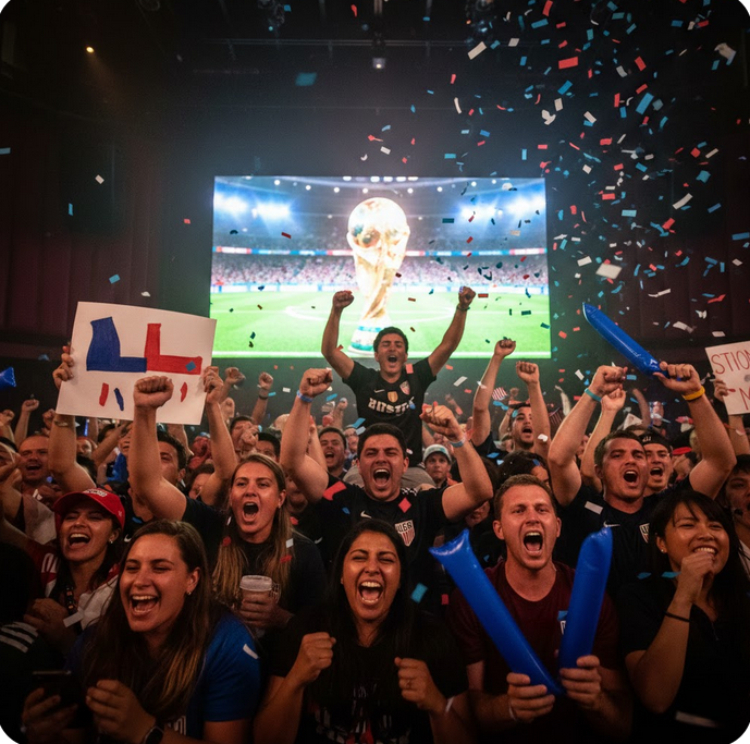 Fans Erupt With ‘Give Us Messi!’ at a Charged U.S. World Cup Draw Watch Party