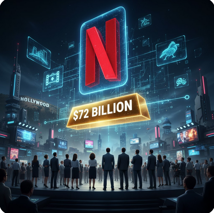 Netflix’s $72 Billion Gamble: How a Historic Acquisition Could Rewrite the Future of Hollywood