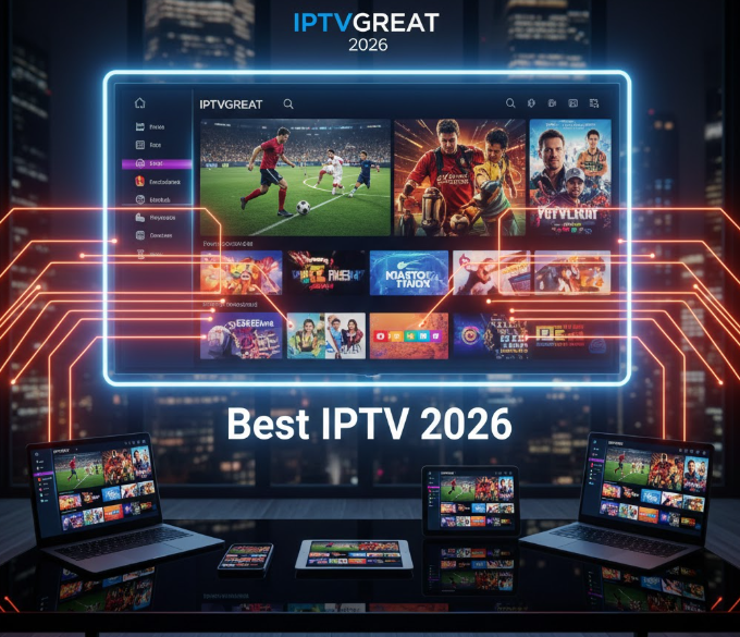 IPTVGREAT 2026 — The Best IPTV for Movies, Sports & Live TV