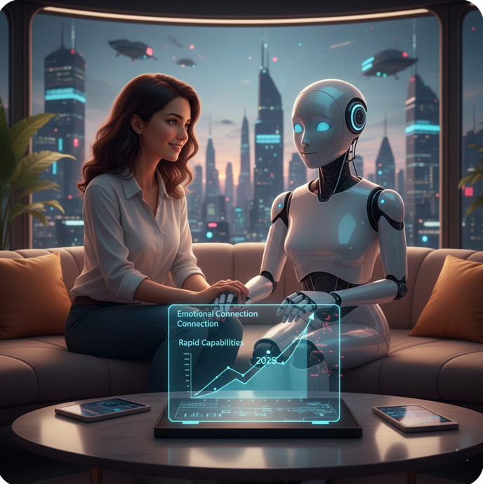 The Rise of AI Companions: Emotional Connections, Rapid Capabilities, and Emerging Risks in 2025