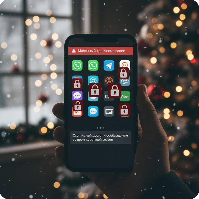 Russia's Escalating Restrictions on Popular Messaging Apps Amid Holiday Season